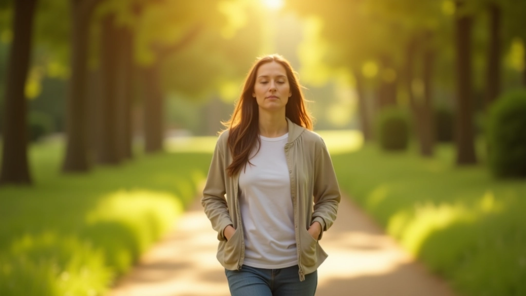 Guide illustré sur comment débuter la méditation en marchant avec des conseils pratiques pour débutants