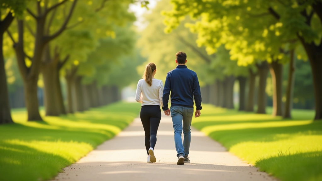 Groupe en marche méditative